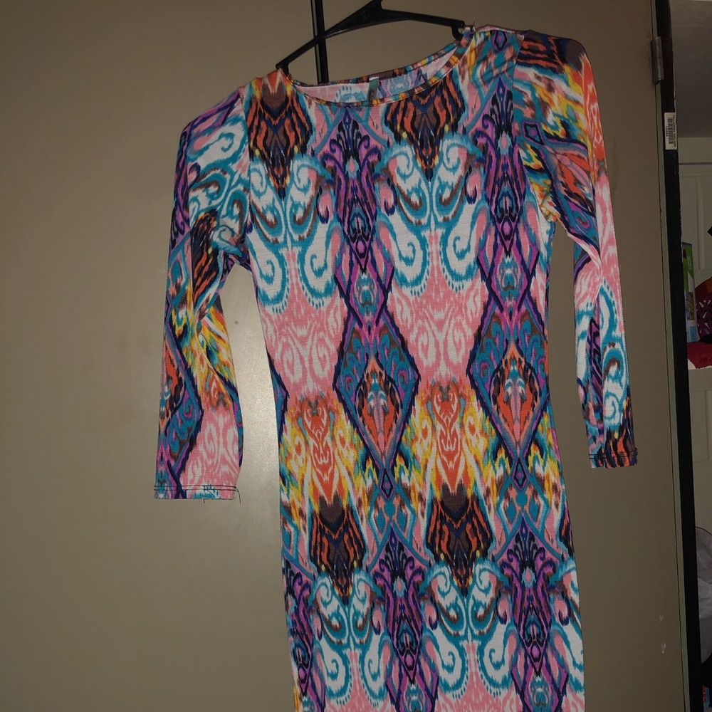 Multicolor Bodycon Dress